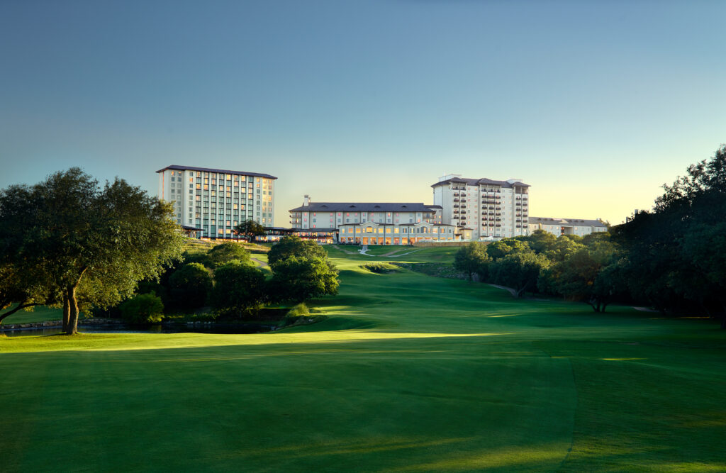 Four championship golf courses decorate the property.