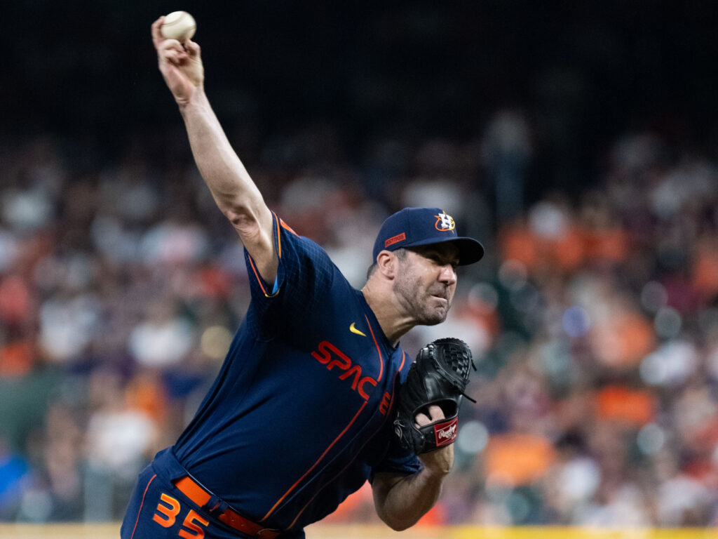Astros ace Justin Verlander can still bring it. (Photo by F. Carter Smith)