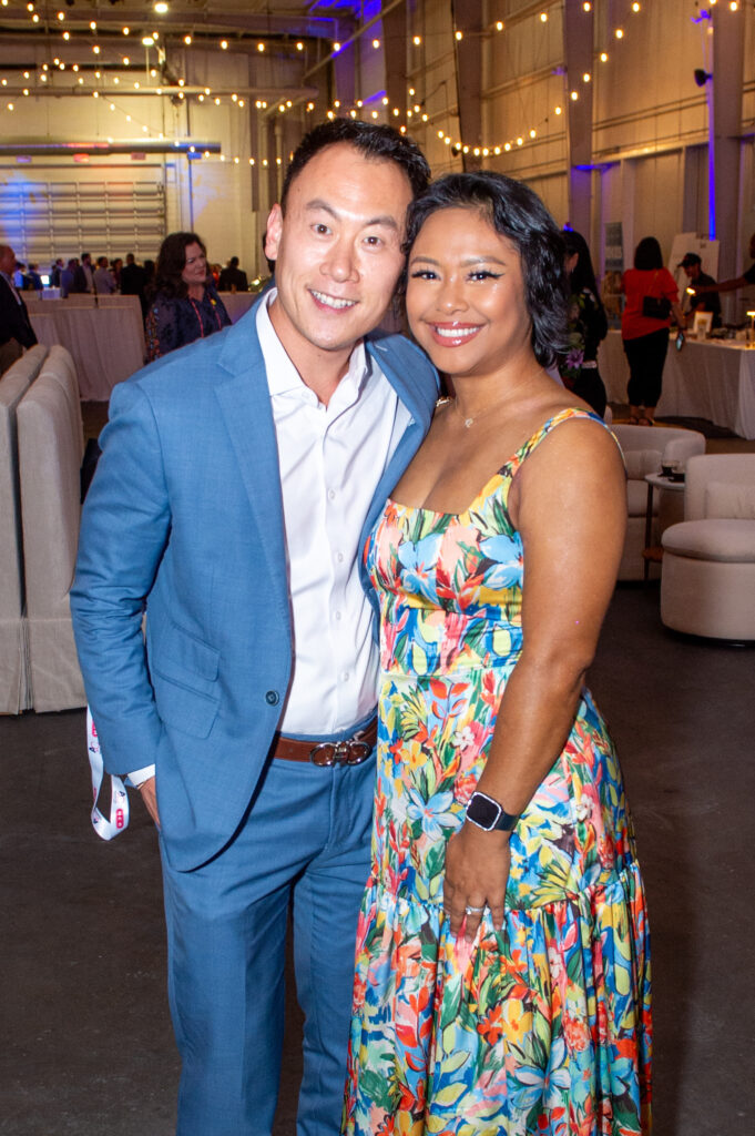 Paul & Nadine Kim at the 2023 Team Up held at Silver Street Studios. (Photo by Michelle Watson)