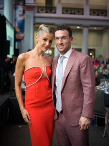 Reagan and Alex Bregman photo by Danile Ortiz