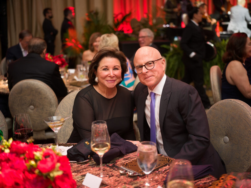 Rosie Meyer & Tony Gonzalez at Texas Heart Institute's 'The Supper Club' gala at The Post Oak Hotel. (Photo by Daniel Ortiz)