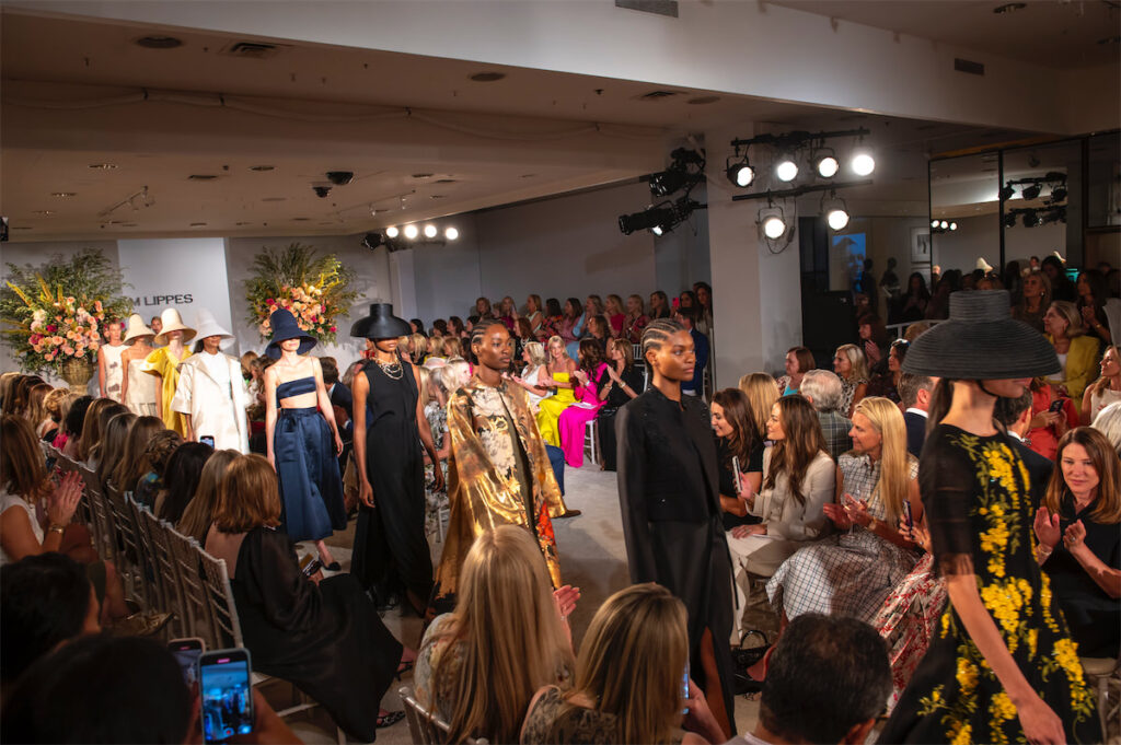 The Crystal Charity Ball Adam Lippes runway show at Neiman Marcus (Photo by Tamytha Cameron)