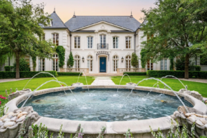 The 15,000 square foot chateau-style residence on 1.5 acres at 3630 Willowick in River Oaks has just been listed with Martha Turner Sotheby's International Realty for $29 million. (Photo by Patrick Bertolino for Martha Turner Sotheby’s International Realty)