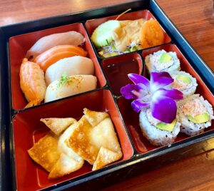 Sushi – The newish Sakura in Ridglea Hills serves and eye-popping bento box. (Photo by Courtney Dabney)