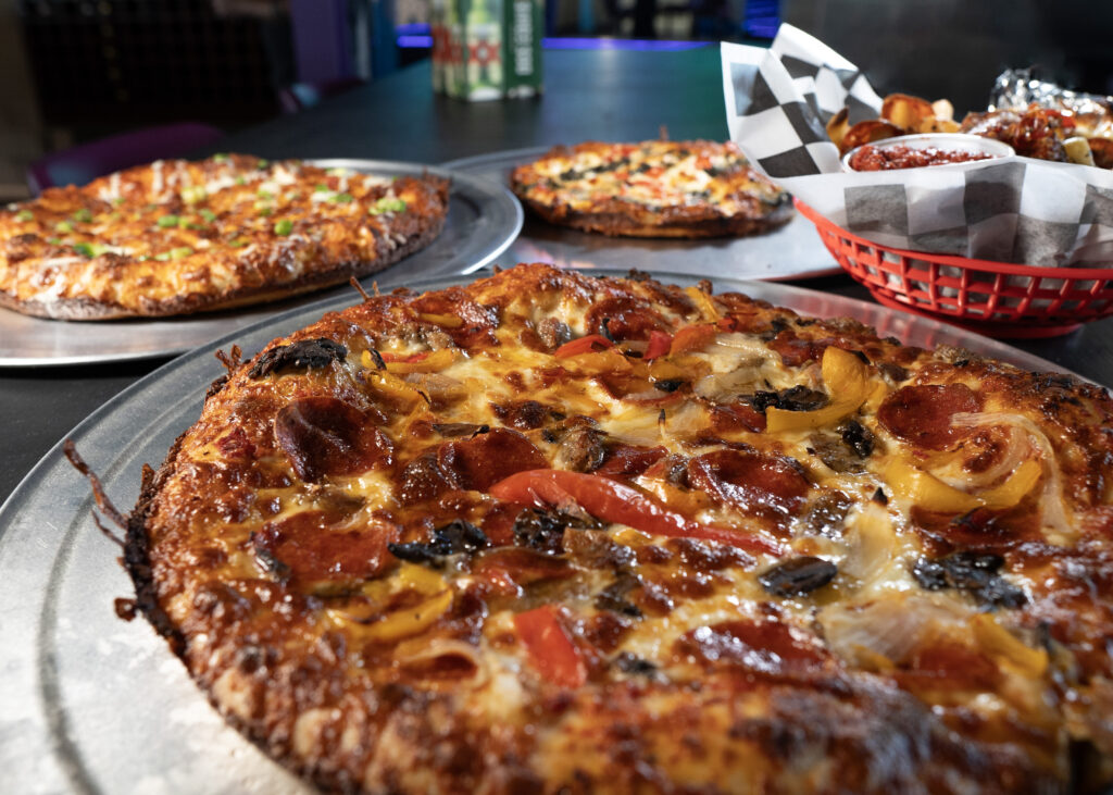 Pizzas at Betelgeuse, Betelgeuse (Photo by Sergio Trevino)