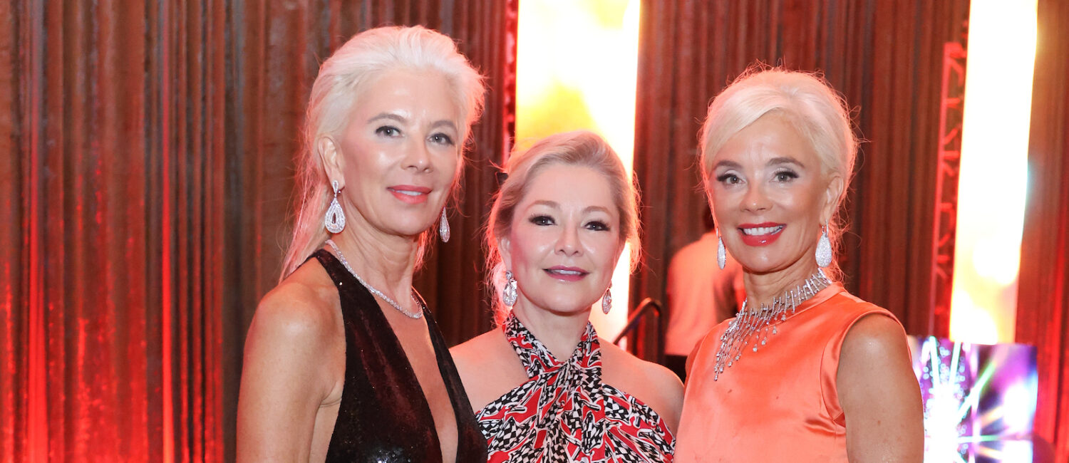 ama Lundquist, Whitney Crane, Tena Lundquist Faust at the PetSet ‘Fierce & Fabulous Soirée’ at the Post Oak Hotel. (Photo by Priscilla Dickson)