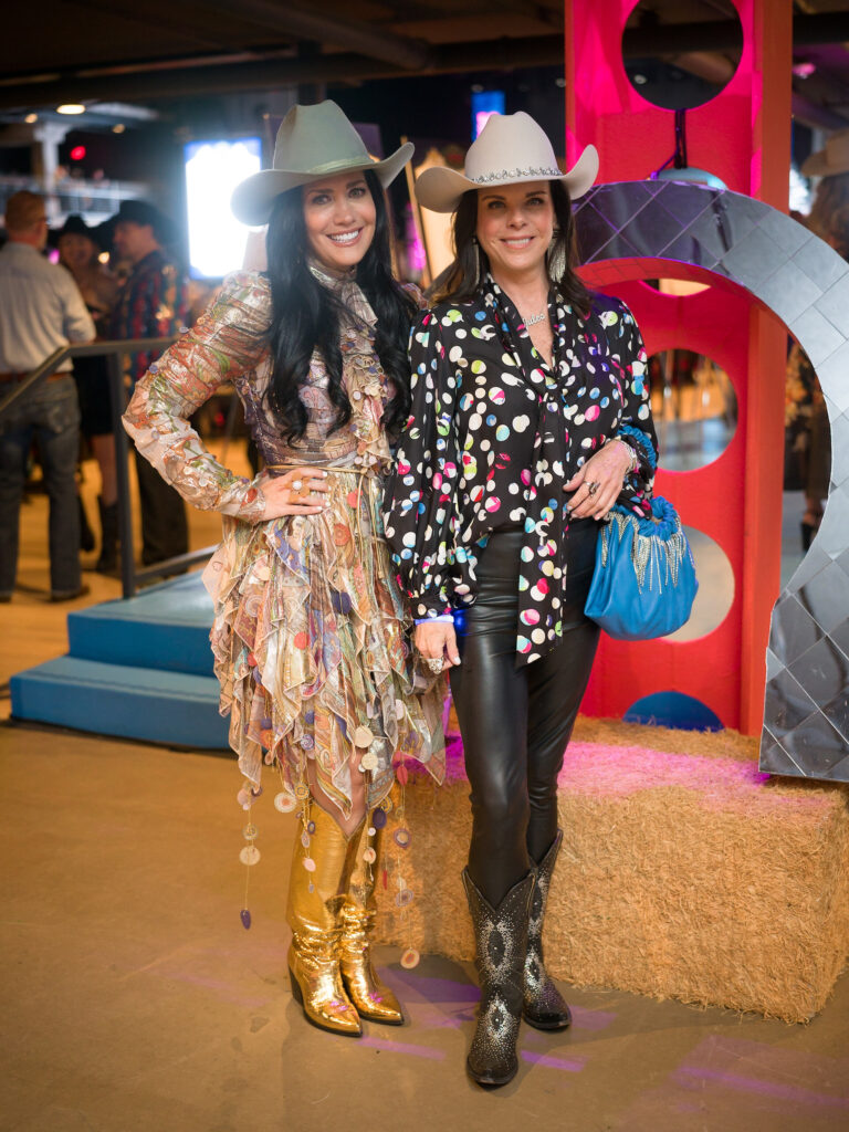 Tiffany Halik, Julianna Montealegre at the Houston Cattle Baron's Ball held at Post 713 Music Hall. (Photo by Daniel Ortiz)