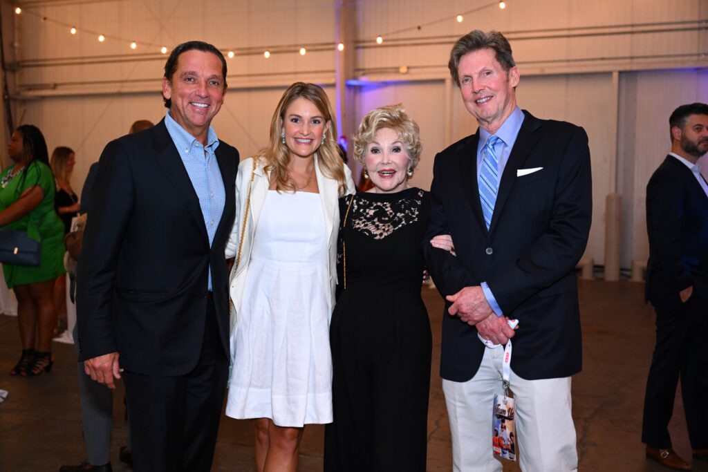 Tony Buzbee & Frances Moody Buzbee, Joanne King Herring, Beau King at the 2023 Team Up held at Silver Street Studios. (Photo by Michelle Watson)