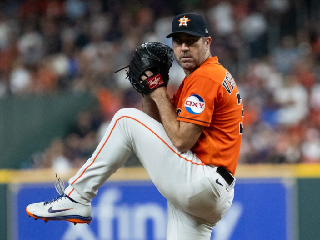 Houston Astros pitcher Justin Verlander is still as competitive as ever. (Photo by F. Carter Smith)