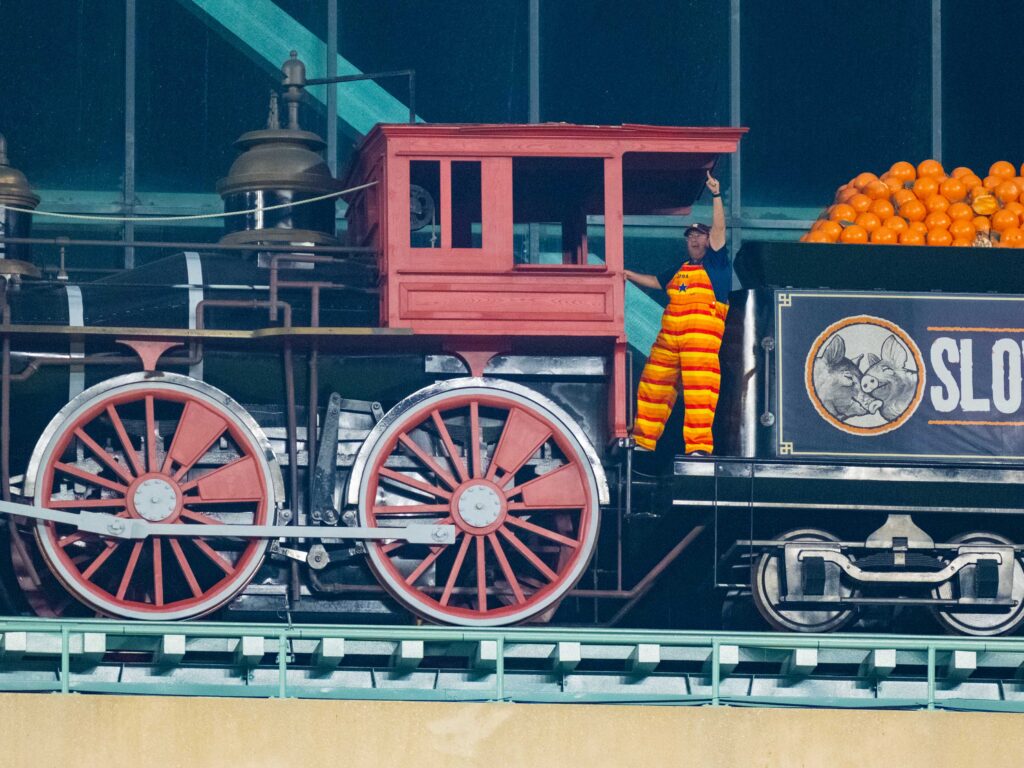 The Minute Maid Park train is still beloved by Astros fans. (Photo by F. Carter Smith)