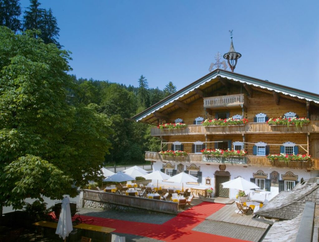 Gasthof at Stanglwirt is the resort's oldest area of the property, offering a quintessential Tyrolean tavern dining experience. 