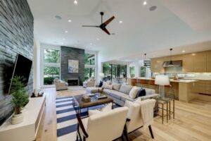 Living room space at W Wedgewood
