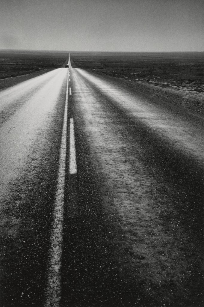 Road trip: Robert Frank's "U.S. 285, New Mexico," 1955, at the Museum of Fine Arts, Houston. (Courtesy MFAH © The June Leaf and Robert Frank Foundation) 