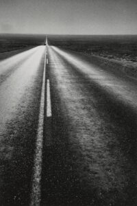 Robert Frank's "U.S. 285, New Mexico," 1955, at the Museum of Fine Arts, Houston (Collection Museum of Fine Arts, Houston, museum purchase funded by Jerry E. and Nannette Finger. © The June Leaf and Robert Frank Foundation.)