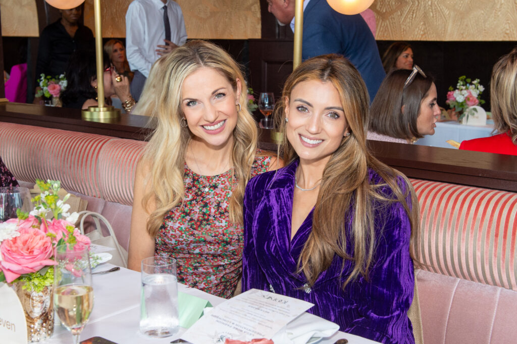 Katherine Whaley, Iris Shaftel at the Annabelle Brasserie first look luncheon in Autry Park (Photo by Jacob Power)