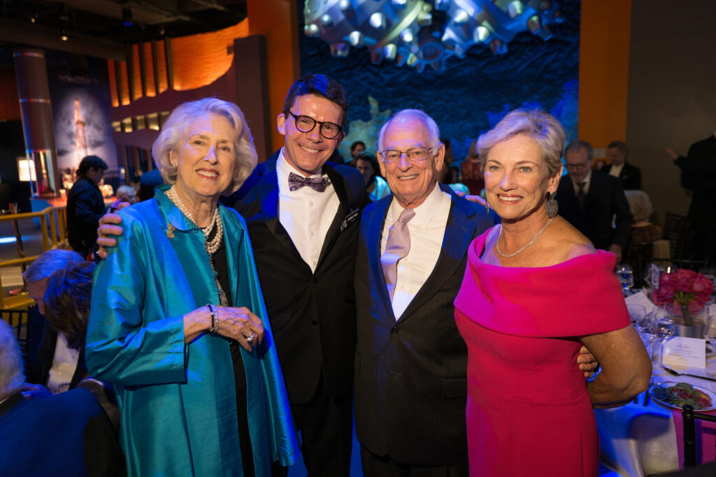Fran Sampson, George Chase, William Lafuze, Patricia Holmes at ROCO's 11th annual Revelry Gala (Photo by Daniel Ortiz)