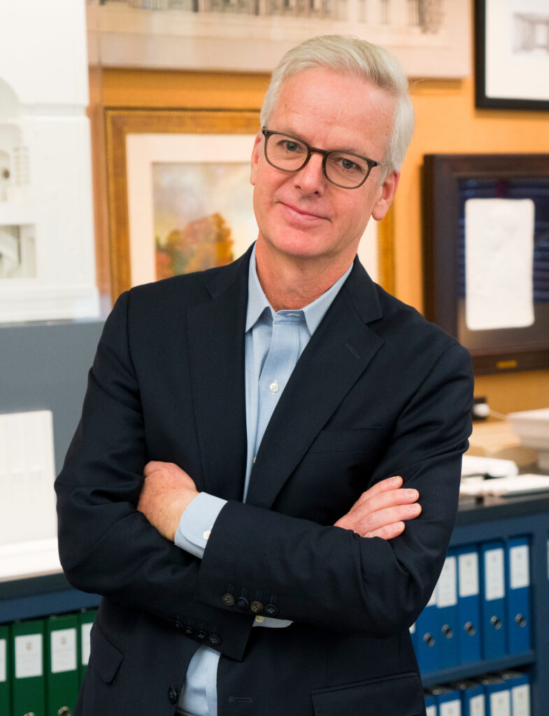 Peter Pennoyer with speak and sign books at Sherle Wagner International. (Photo by Jay Ackerman)