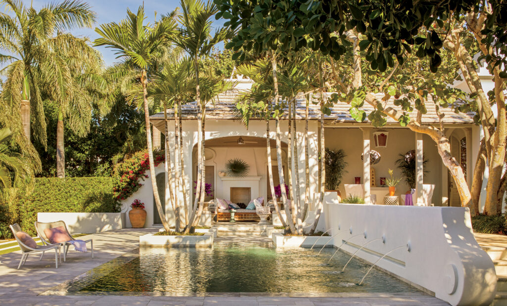 A house on Jupiter Island designed by D. Stanley Dixon. (Photo by Eric Piasecki) 