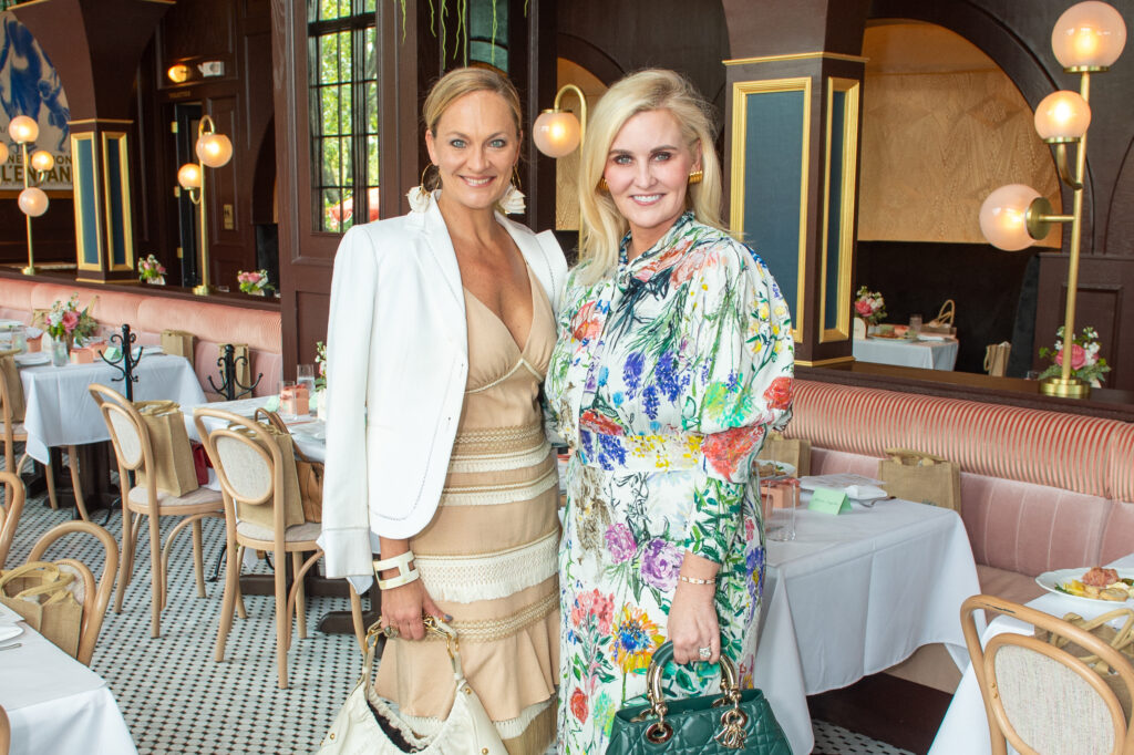 Rachel Regan, Jennifer Allison at the Annabelle Brasserie first look luncheon in Autry Park (Photo by Jacob Power)
