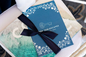 A table setting at Kappa Tablescapes (Photo by Kaitlin Saragusa )