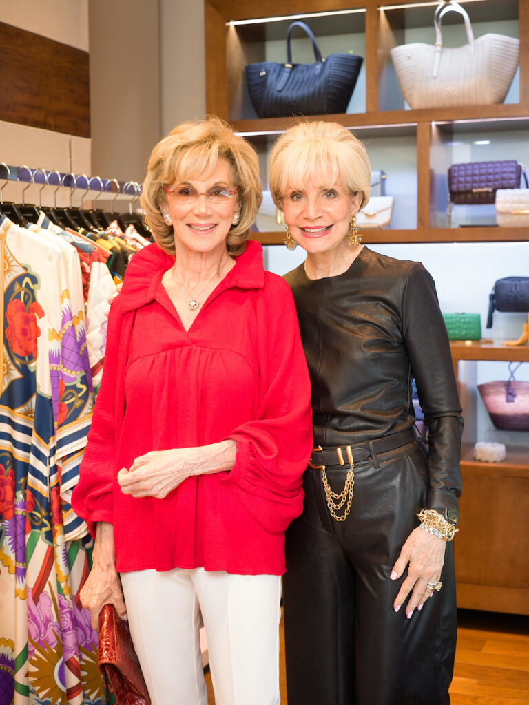 Frann Lichtenstein, Lisa Holland-Nelson Bowman at the Elizabeth Anthony Go Red for Women fashion event. (Photo by Daniel Ortiz)