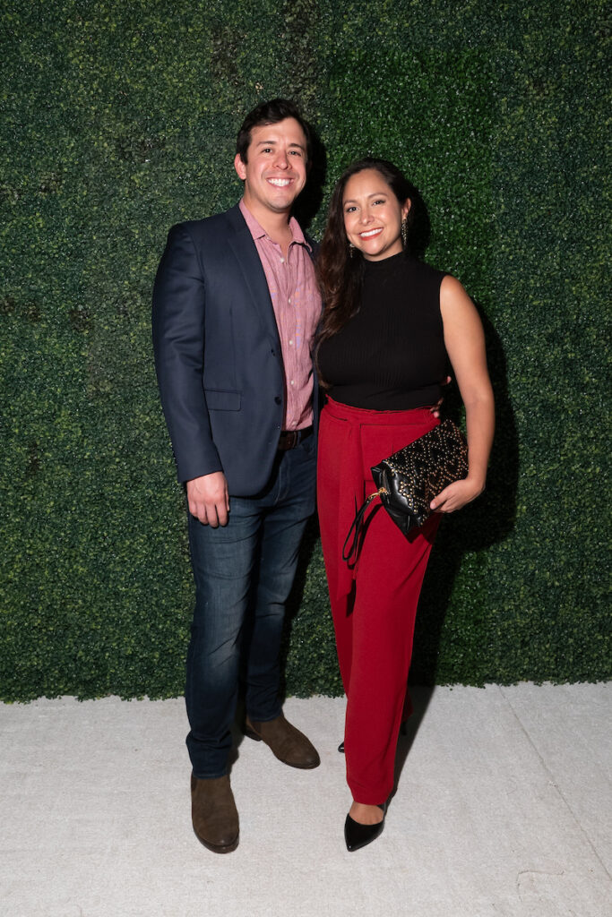 Esteban Seanez & Paola Riviello at the Elizabeth Anthony Go Red for Women event. (Photo by Daniel Ortiz)