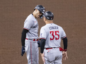 The Houston Astros hosted the Minnesota Twins for the second game in a best-of-five American League Division Series featuring starting pitchers Framber Valdez and Pablo Lopez at Minute Maid Park