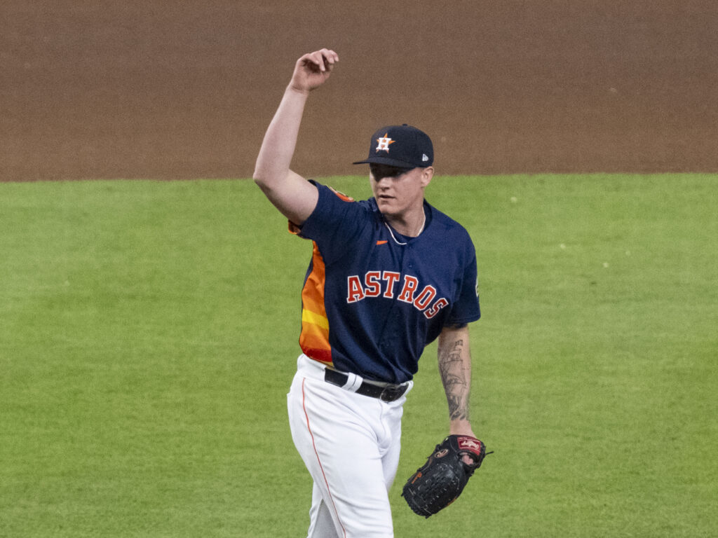 Hunter Brown can be a playoff bullpen weapon for the Houston Astros. (Photo by F. Carter Smith)