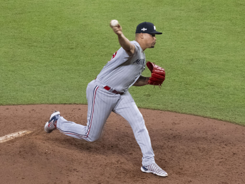 Twins closer Jhoan Duran certainly brings the heat. (Photo by F. Carter Smith)