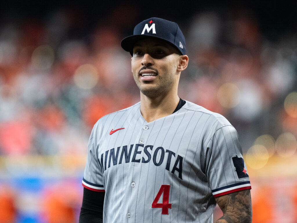 Twins shortstop Carlos Correa always believes he's supposed to win. (Photo by F. Carter Smith)