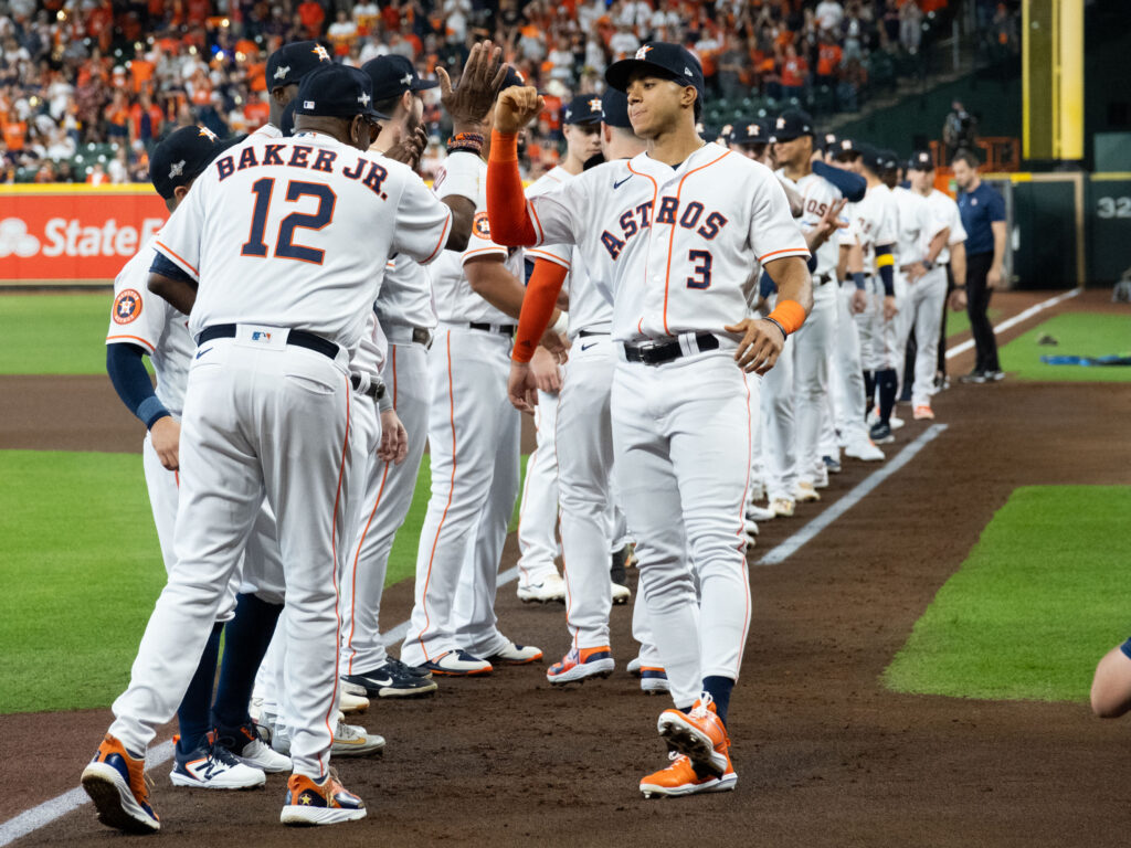 Jeremy Pena must step back up to the front of the line for these Houston Astros. (Photo by F. Carter Smith)