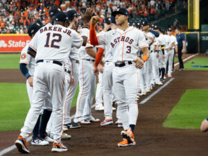 The Houston Astros hosted the Minnesota Twins for the first game in a best-of-five American League Division Series featuring starting pitchers Justin Verlander and Bailey Ober at Minute Maid Park