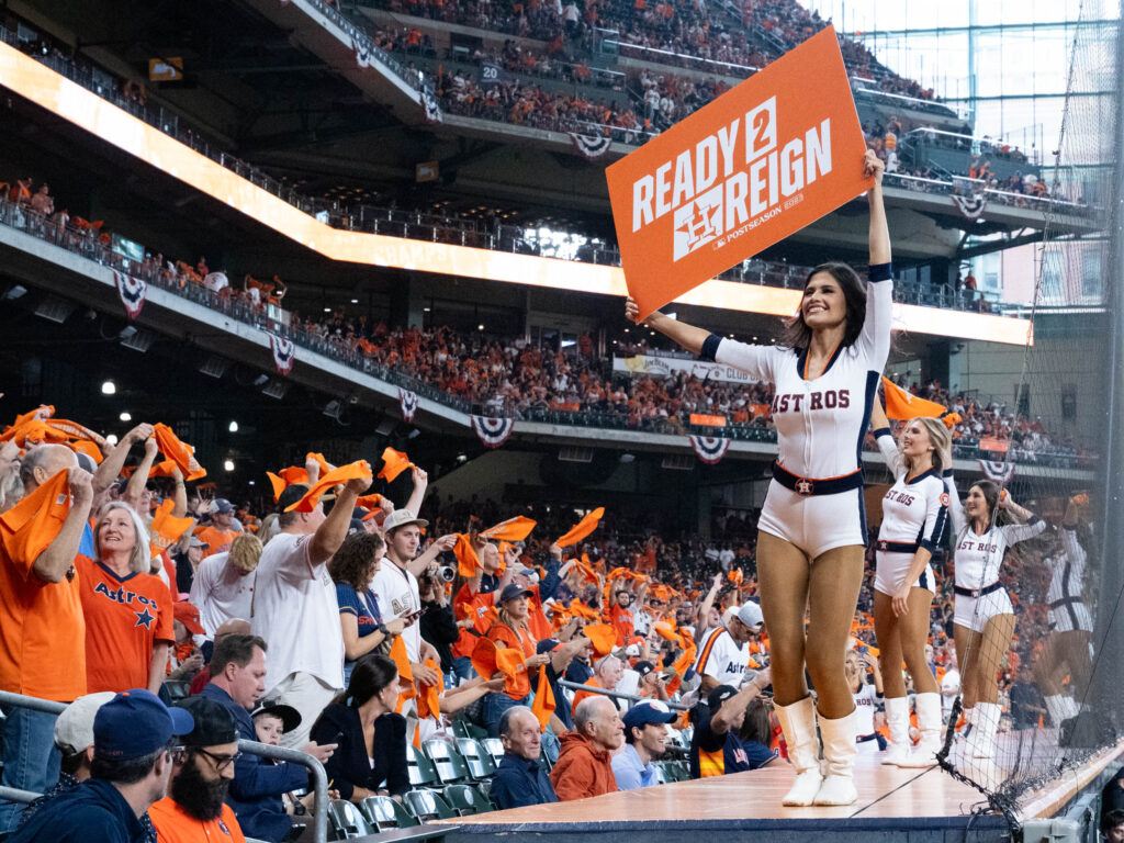 There is nothing like the atmosphere at Minute Maid Park. (Photo by F. Carter Smith)