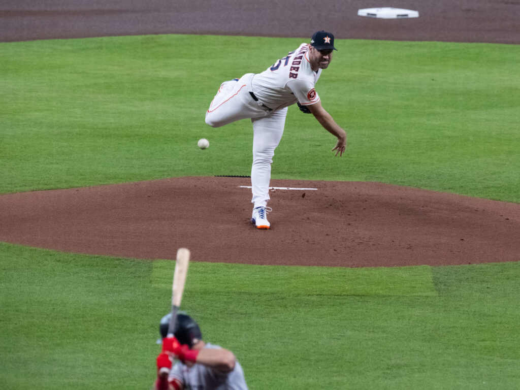 Justin Verlander can loom over a series. (Photo by F. Carter Smith)