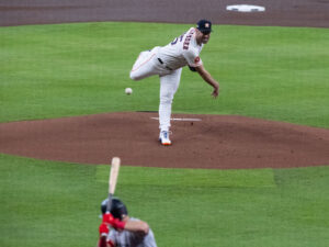 The Houston Astros hosted the Minnesota Twins for the first game in a best-of-five American League Division Series featuring starting pitchers Justin Verlander and Bailey Ober at Minute Maid Park