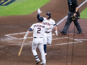 The Houston Astros hosted the Minnesota Twins for the first game in a best-of-five American League Division Series featuring starting pitchers Justin Verlander and Bailey Ober at Minute Maid Park