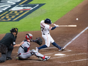 The Houston Astros hosted the Minnesota Twins for the first game in a best-of-five American League Division Series featuring starting pitchers Justin Verlander and Bailey Ober at Minute Maid Park