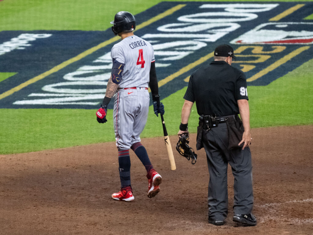 Carlos Correa knows a big October would make him look like a $200 million bargain. (Photo by F. Carter Smith)