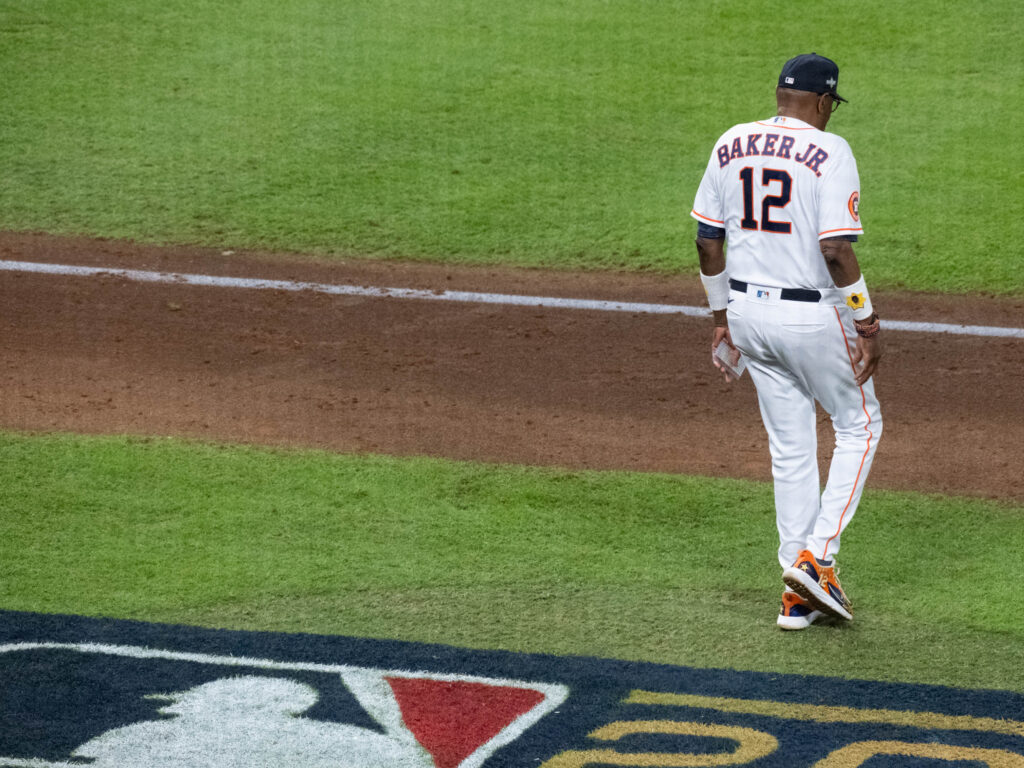 Astros manager Dusty Baker wants as many championships as possible before he walks away from the game for good.  But his run in Houston will end at one monumental one. (Photo by F. Carter Smith)