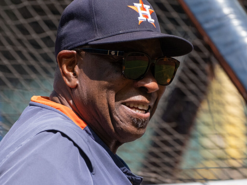 Dusty Baker could be managing his last October. And he plans to make the most of it. (Photo by F. Carter Smith)