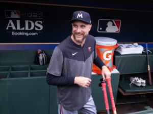 Both the Astros and Twins worked out and met with the media at Minute Maid Park before the start of the American League Divisional Series