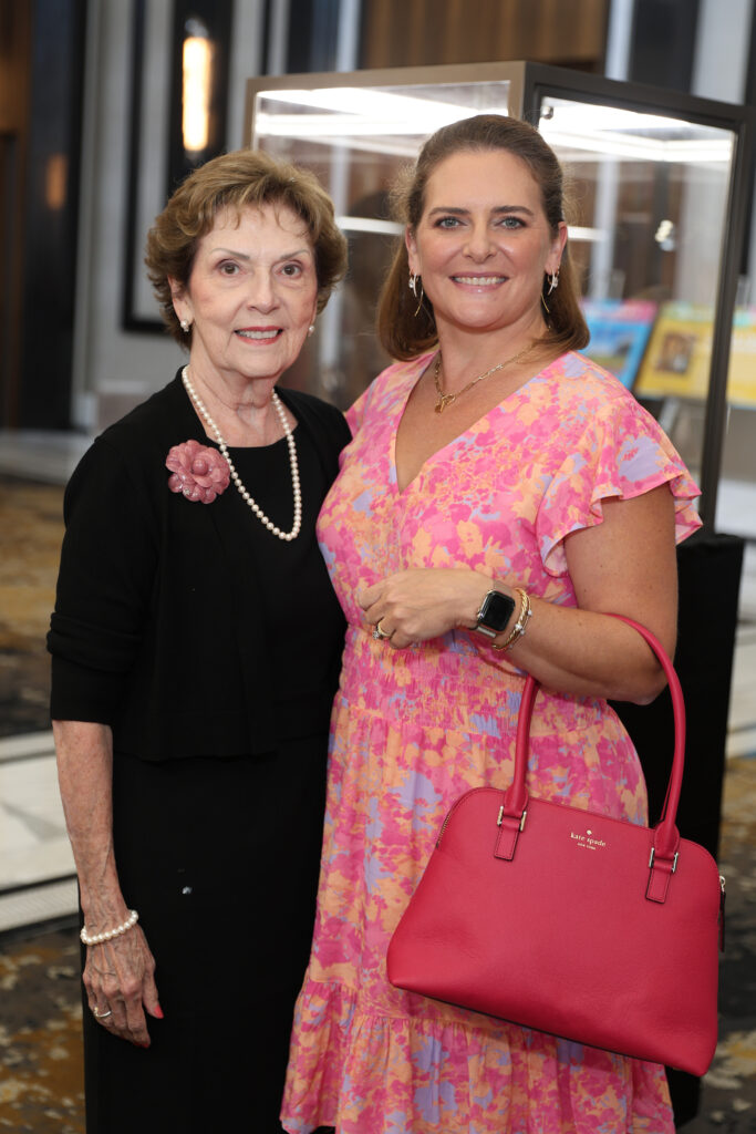 Ann Cazalot, Erin Minor at Memorial Hermann Foundation's annual Razzle Dazzle luncheon at the Post Oak Hotel (Priscilla Dickson)