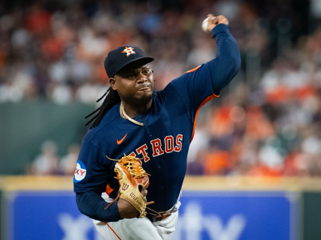Framber Valdez must pitch like an ace for the Houston Astros to make another playoff run. (Photo by F. Carter Smith)