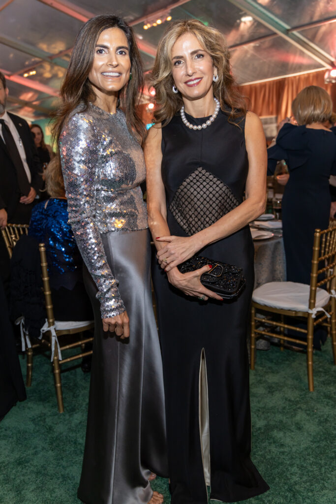 Sabiha Rehmatulla, Sima Ladjevardian  at the 30th anniversary celebration of Rice University's Baker Institute for Public Policy. (Photo courtesy of Rice University)