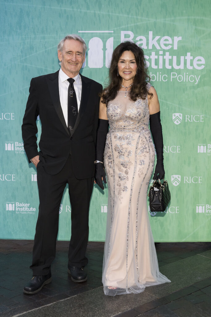 Scott & Geraldina Wise at the 30th anniversary celebration of Rice University's Baker Institute for Public Policy. (Photo courtesy of Rice University)
