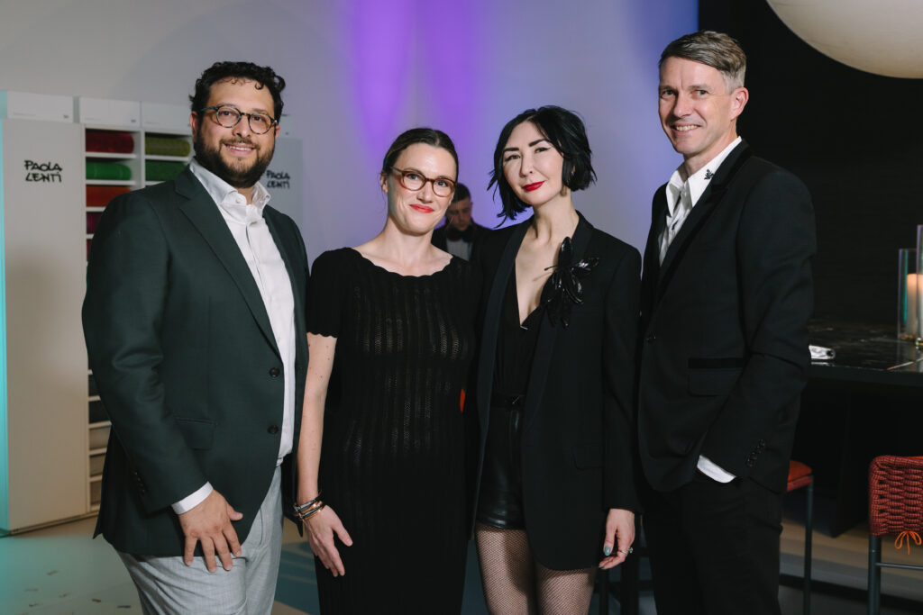 Felipe Riccio & Hayley Reese Riccio, Carrie & Sverre Brandsberg-Dahl at BeDESIGN's 10th anniversary celebrating the grand opening of the final phase of the 20,000 square foot showroom. (Photo by Johnny Than)