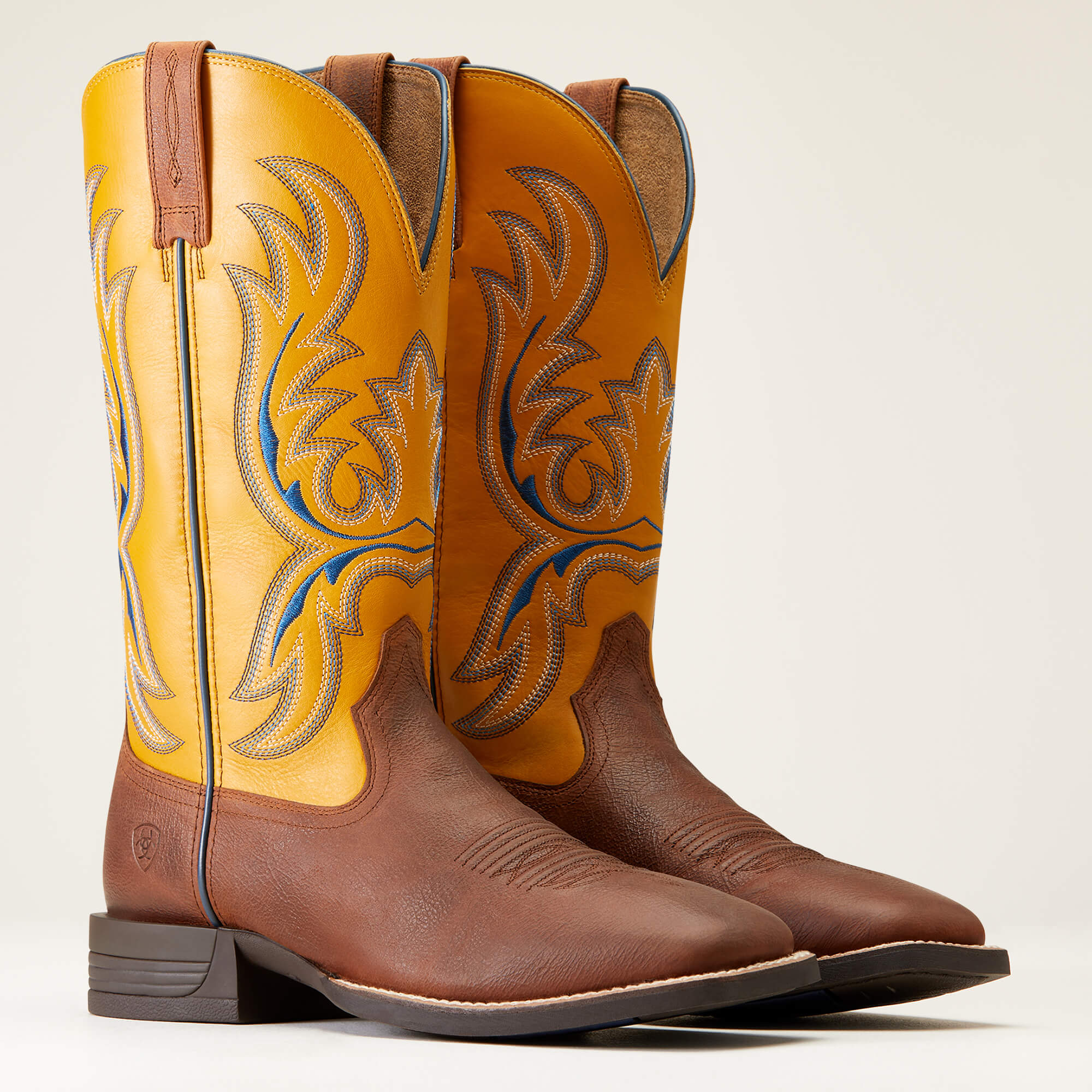 Bullhead Western men's cowboy boots in a tone they call Cowtown brown are new from Ariat.