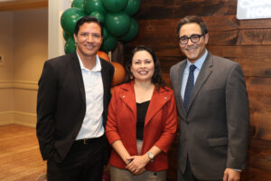Brian Ching, Ruth Lopez Turley and Owen Conflenti