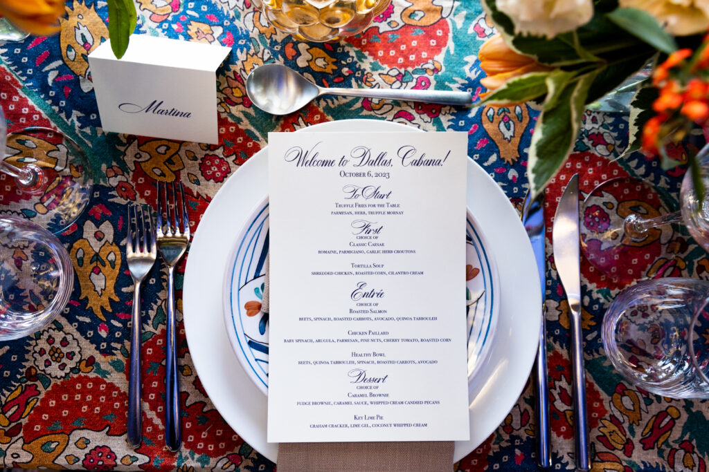 Cabana Menu (Photo by Kaitlin Saragusa)