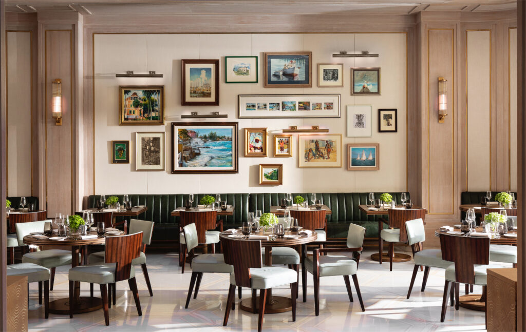 The Truffle Dinner was held at Cafe Buloud, Rosewood Baha Mar's art-forward outpost of Chef Buloud's beloved concept.